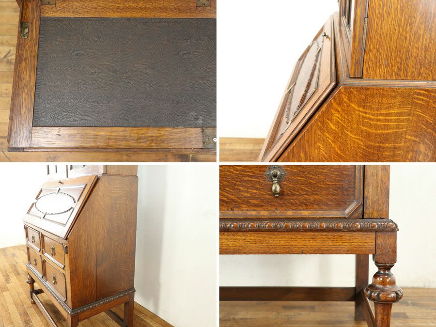 アンティーク家具 ブックビューロー 58843