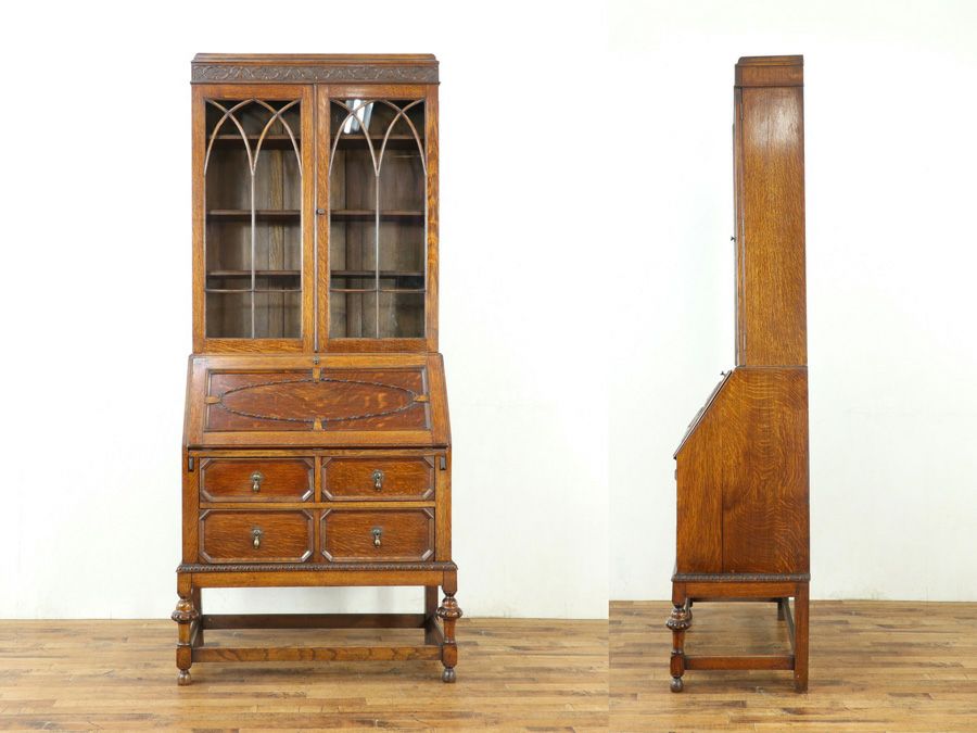 アンティーク家具 ブックビューロー 58843