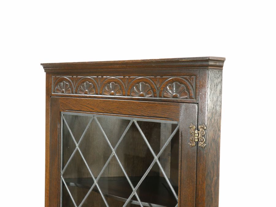 アンティーク家具 コーナーキャビネット 58862