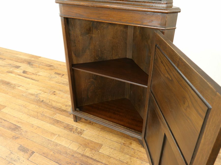 アンティーク家具 コーナーキャビネット 58862