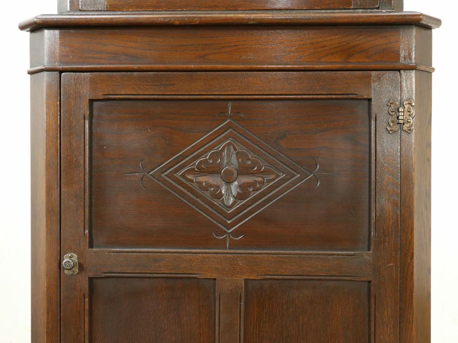 アンティーク家具 コーナーキャビネット 58862