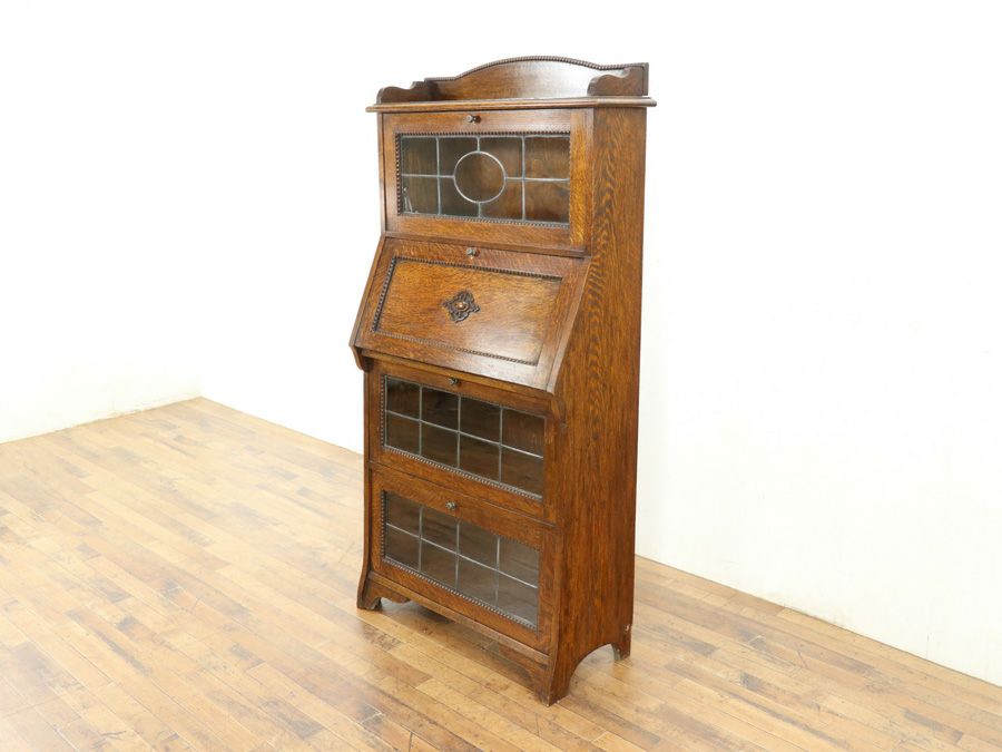 アンティーク家具 ブックビューロー 58794