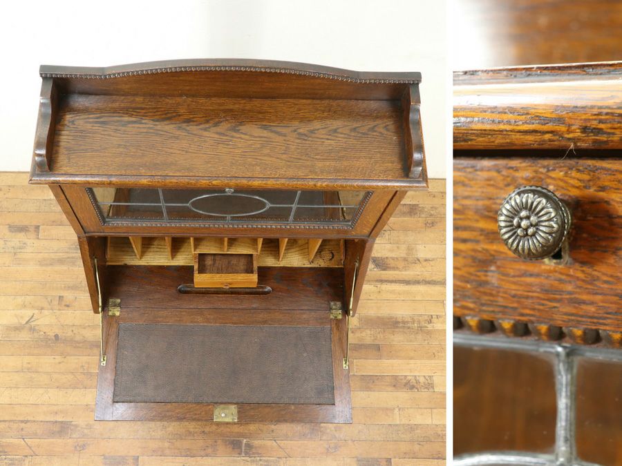 アンティーク家具 ブックビューロー 58794