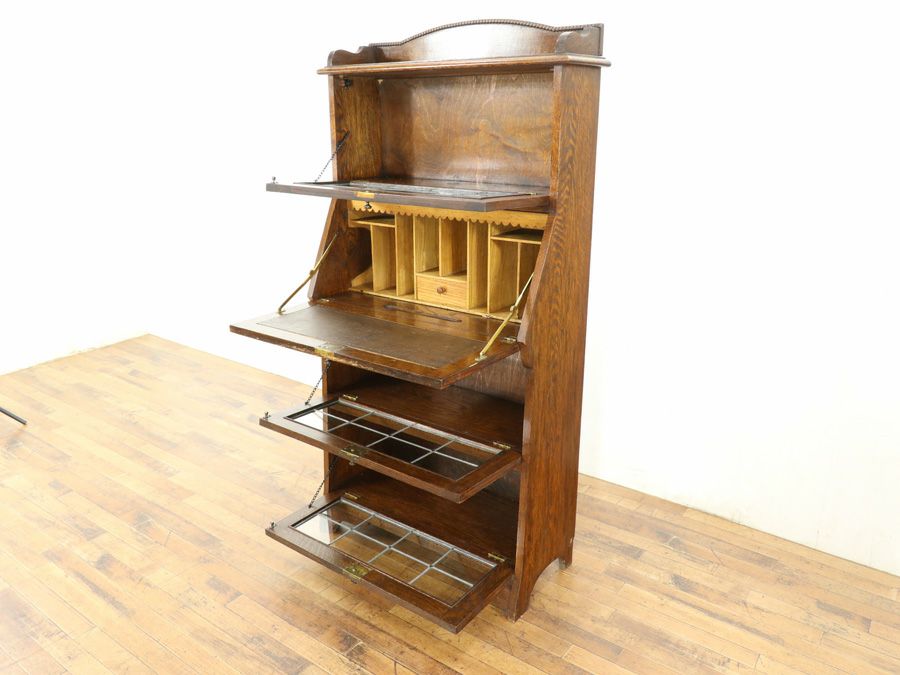 アンティーク家具 ブックビューロー 58794