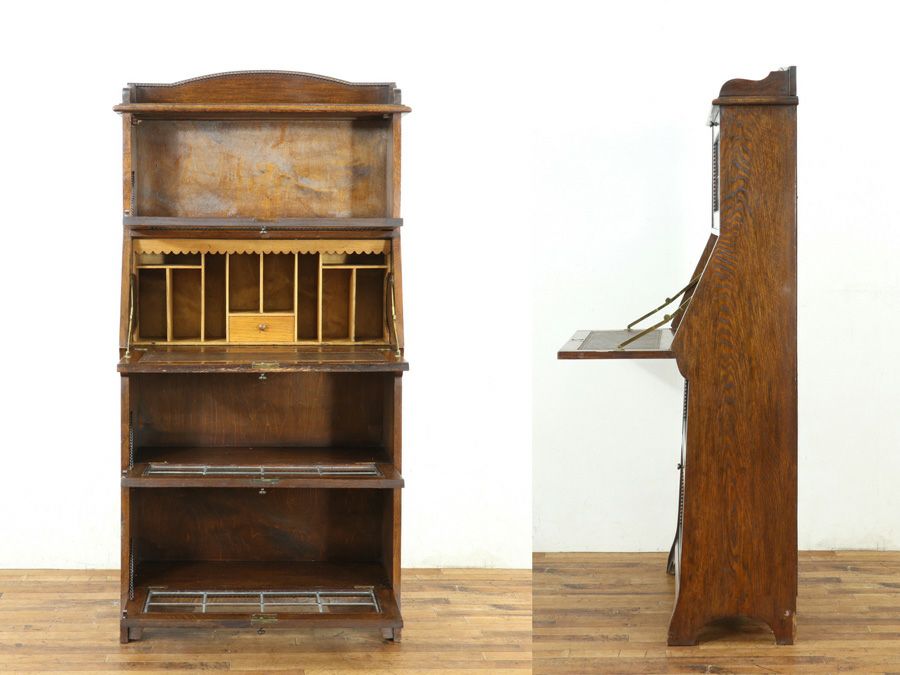 アンティーク家具 ブックビューロー 58794