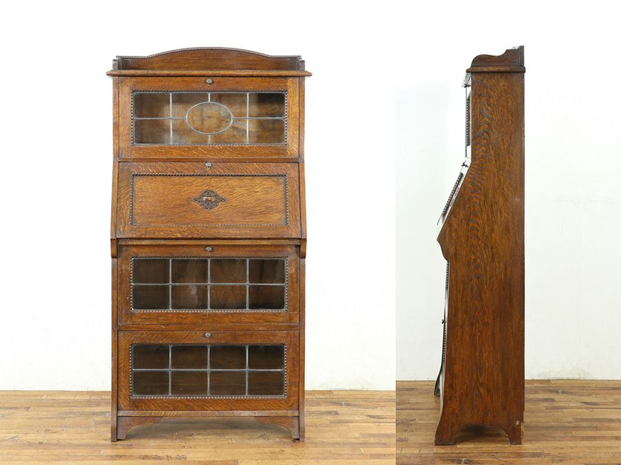 アンティーク家具 ブックビューロー 58794