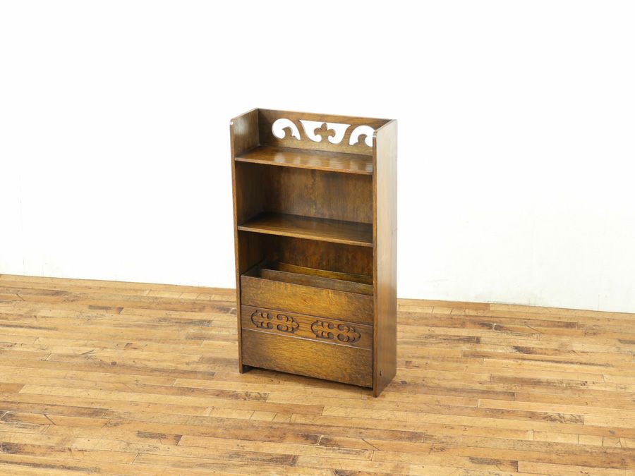 アンティーク家具 マガジンラック 58806