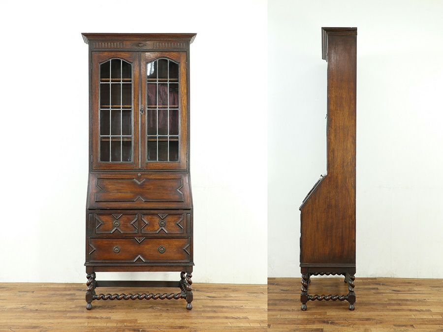 アンティーク家具 ブックビューロー 58801