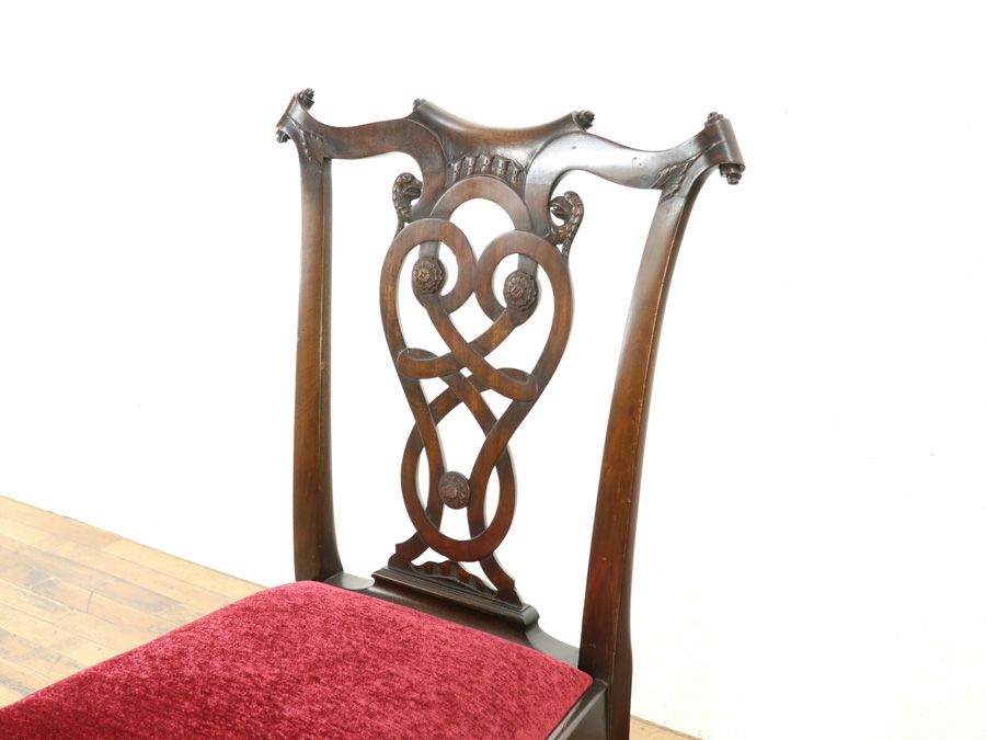 アンティーク家具　チッペンデールチェア