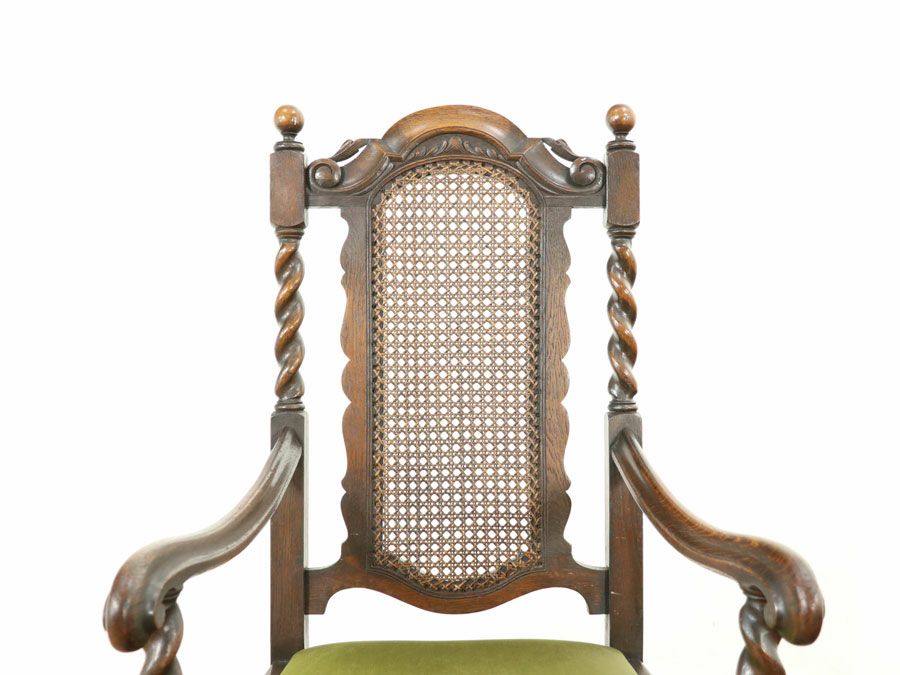 アンティーク家具　ツイスト　アームチェア