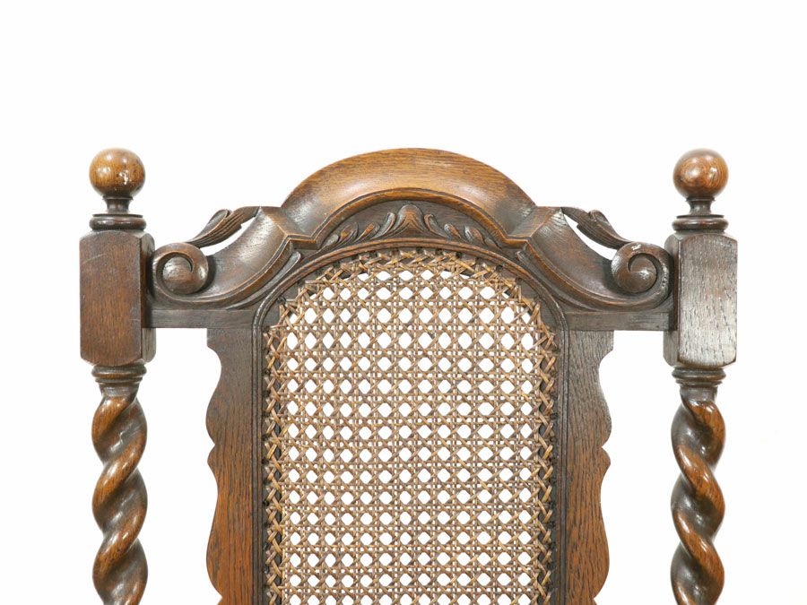 アンティーク家具　ツイスト　アームチェア