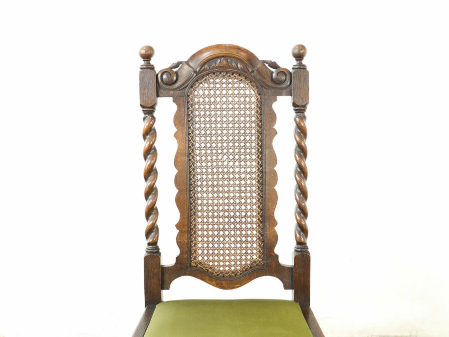 アンティーク家具　ツイストレッグチェア