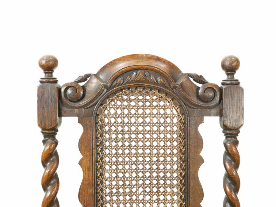 アンティーク家具　ツイストレッグチェア