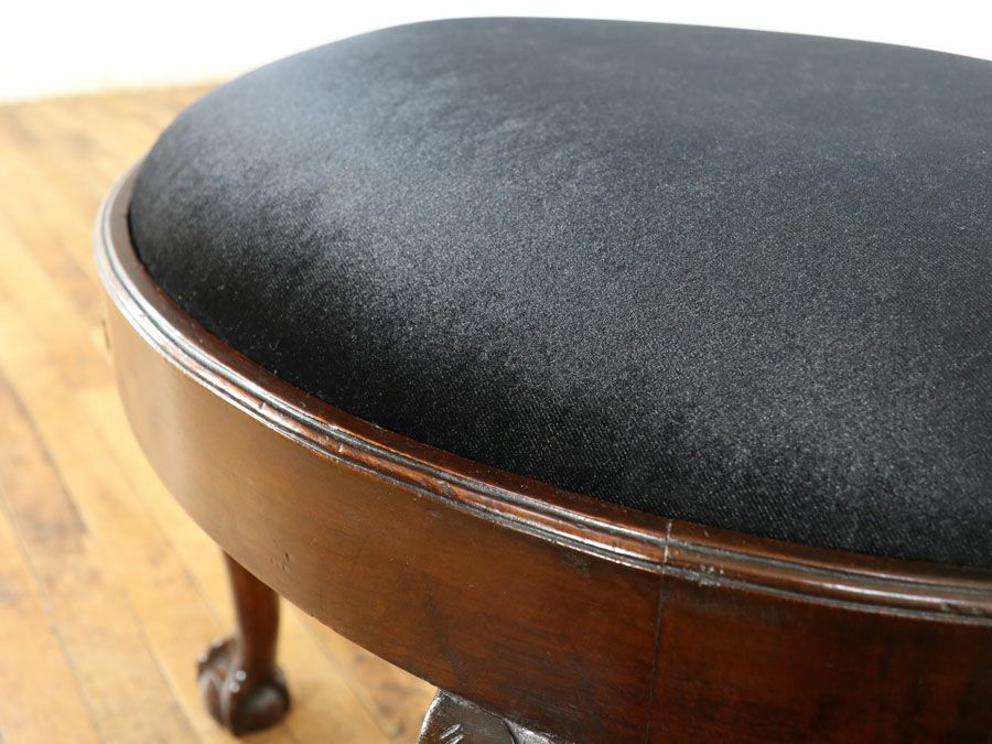 アンティーク家具　チッペンデールスツール