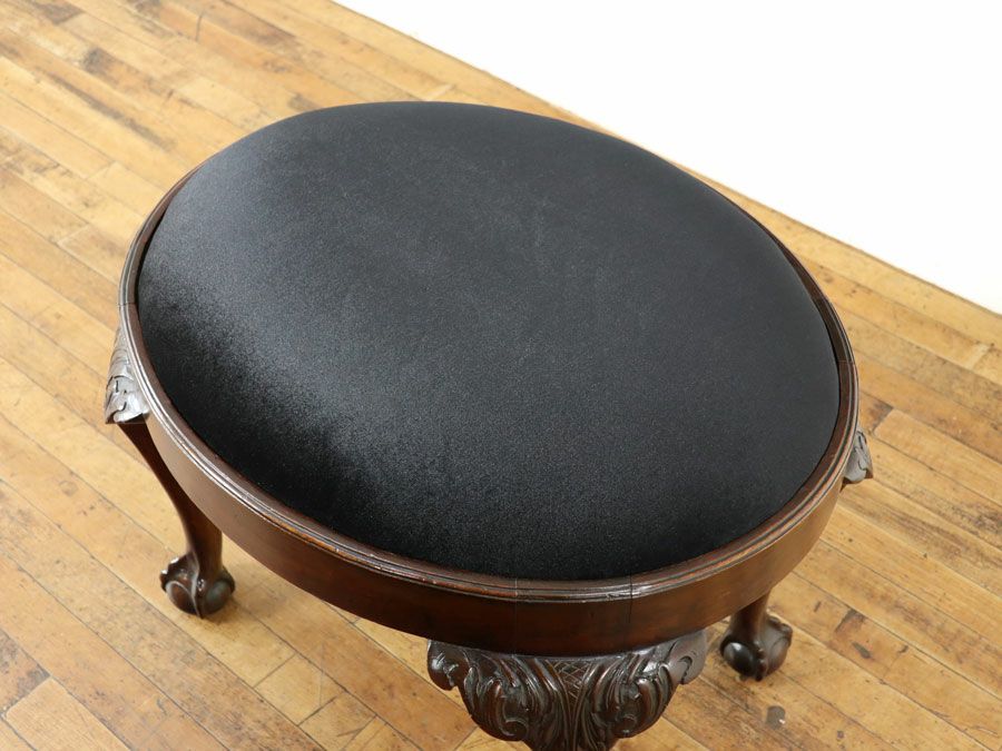アンティーク家具　チッペンデールスツール