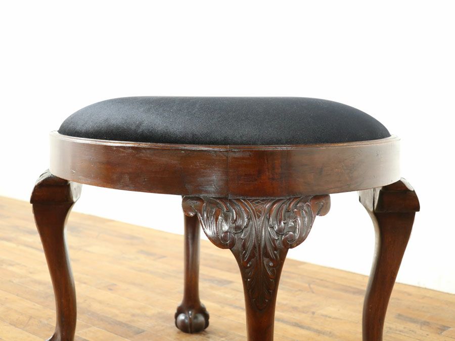 アンティーク家具　チッペンデールスツール