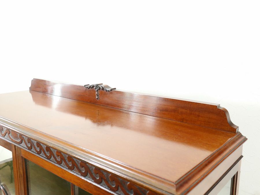 アンティーク クロス張替済ショーケース 58907