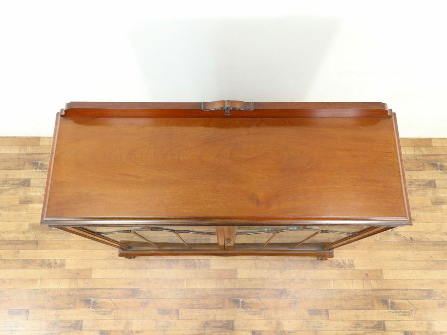 アンティーク クロス張替済ショーケース 58907