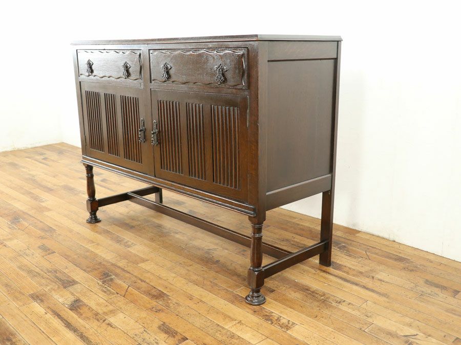 ミラーバックサイドボード　アンティーク