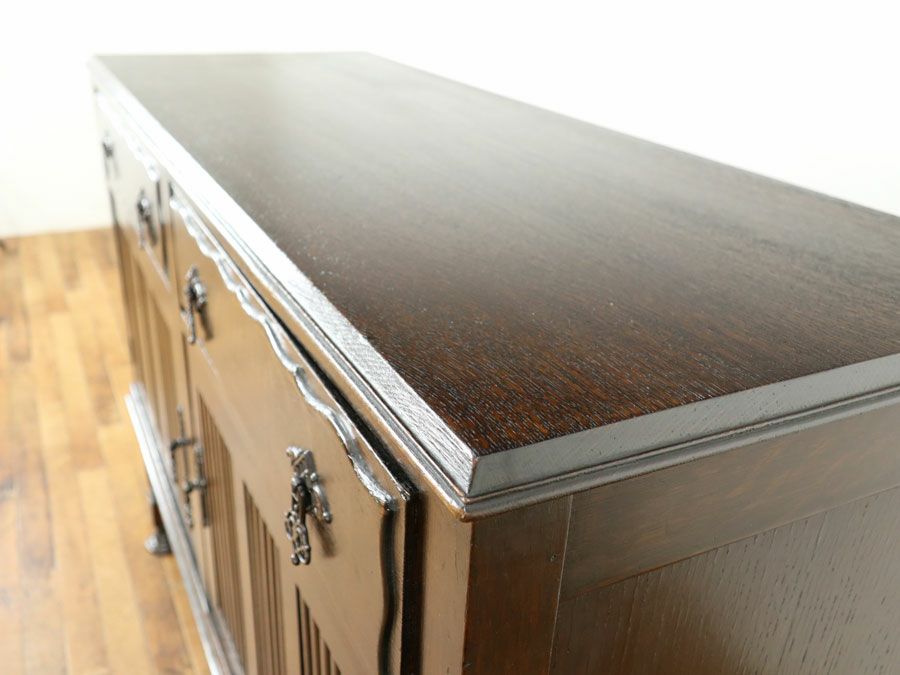 ミラーバックサイドボード　アンティーク