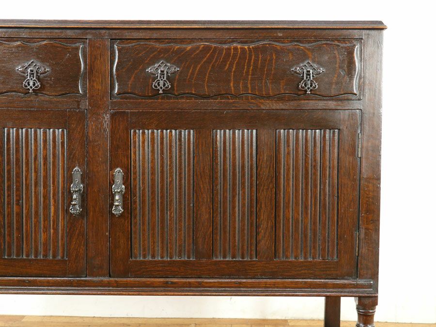 ミラーバックサイドボード　アンティーク