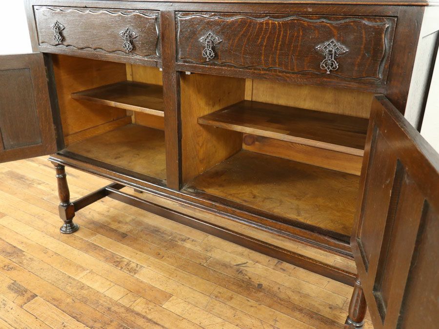 ミラーバックサイドボード　アンティーク