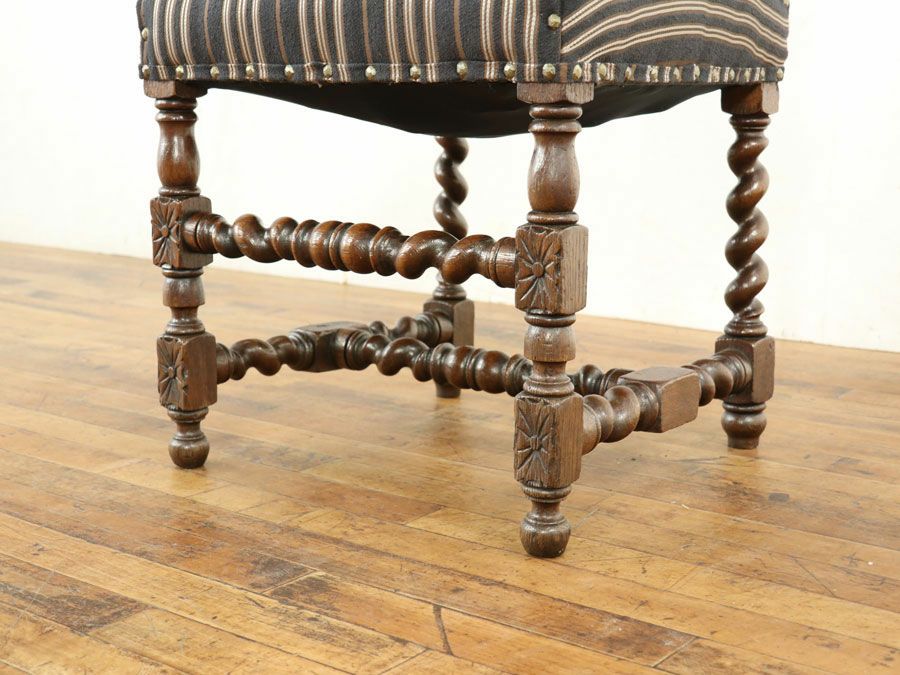 アンティーク家具 張替済チェア 58781