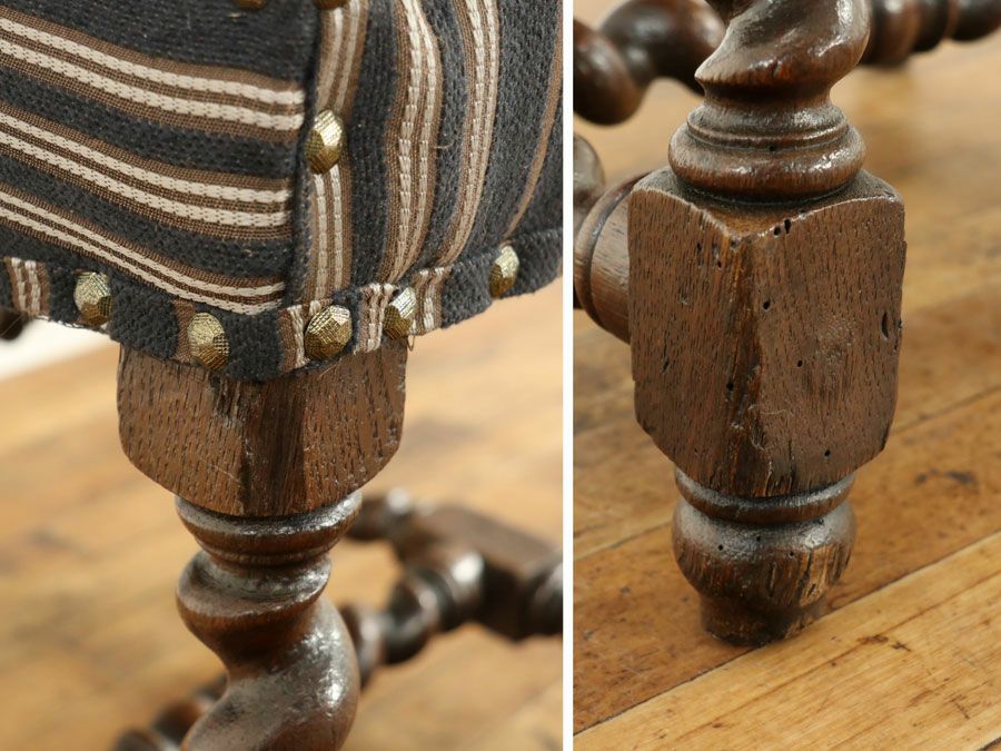 アンティーク家具 張替済チェア 58781