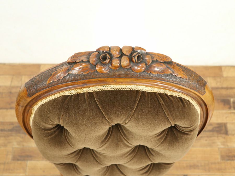 アンティーク家具 張替済チェア 58932