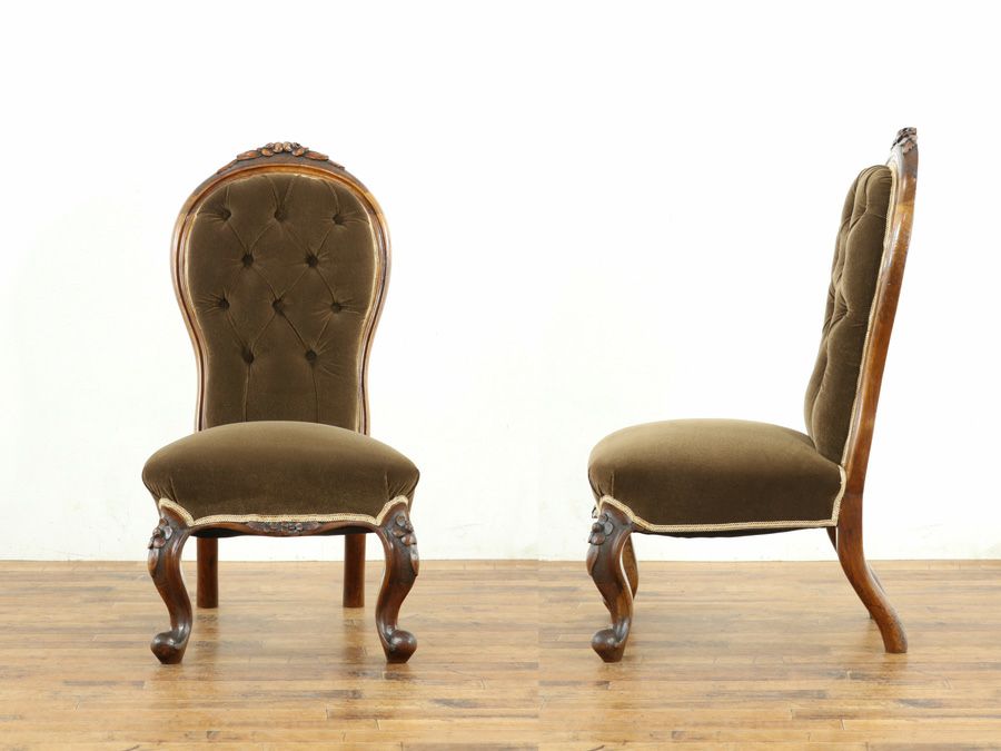 アンティーク家具 張替済チェア 58932