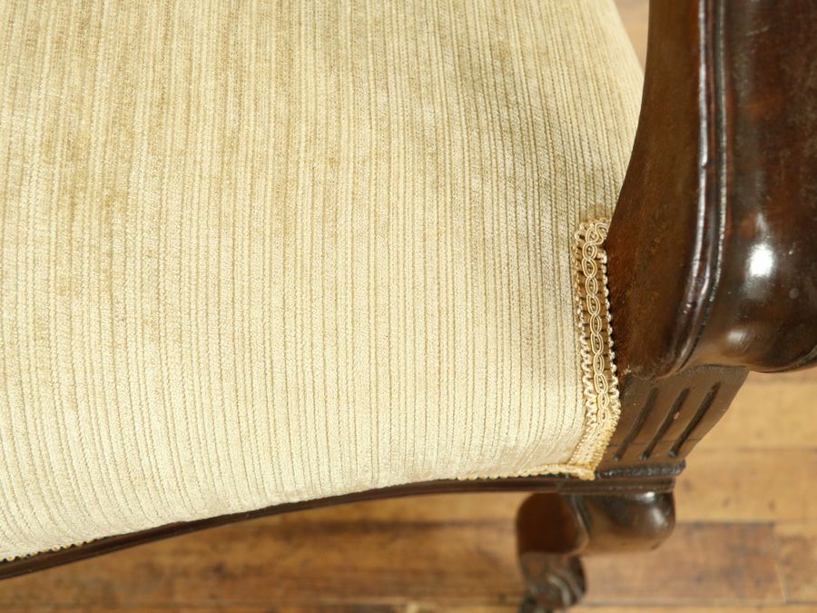 アンティーク家具 張替済アームチェア 58855