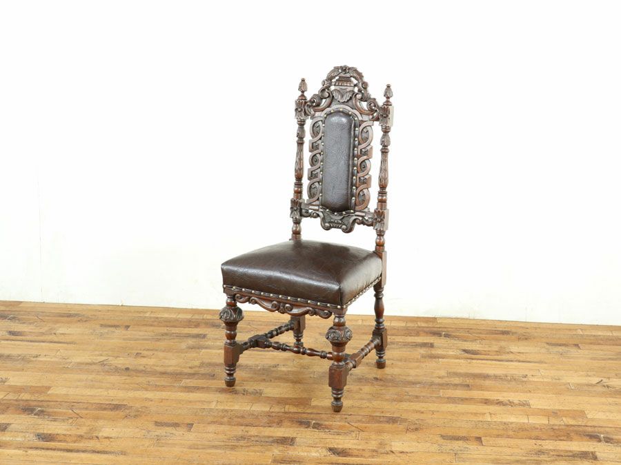 アンティーク家具 張替済チェア 58570