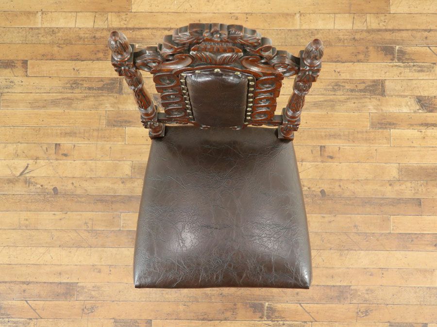 アンティーク家具 張替済チェア 58570