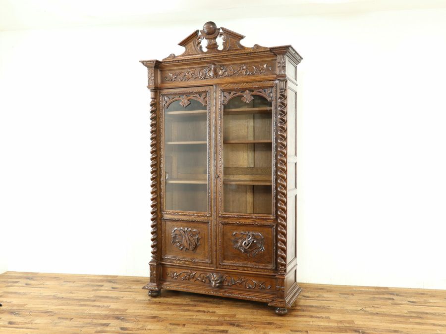 アンティーク家具 キャビネット 64893