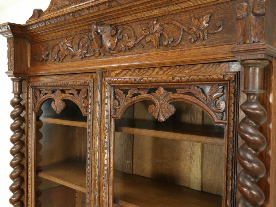 アンティーク家具 キャビネット 64893