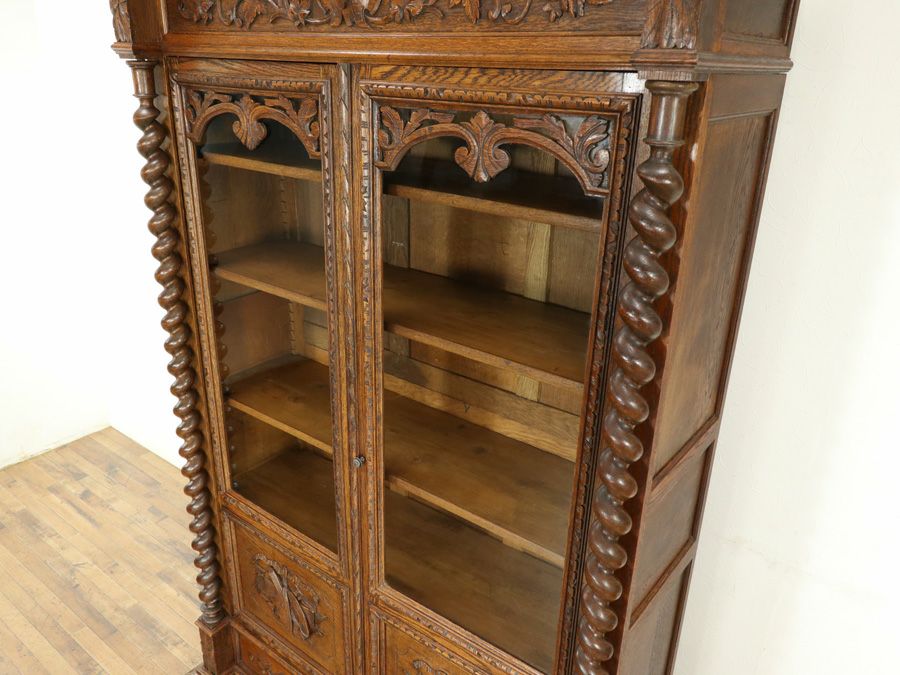 アンティーク家具 キャビネット 64893