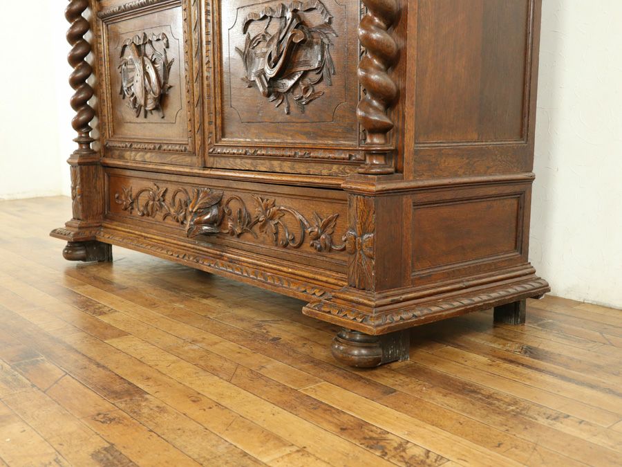 アンティーク家具 キャビネット 64893