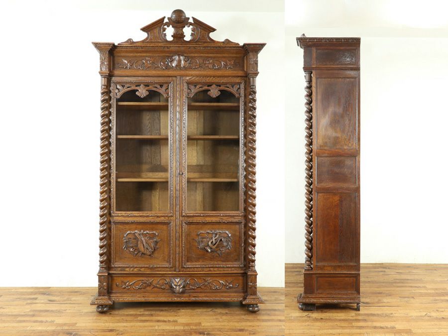 アンティーク家具 キャビネット 64893