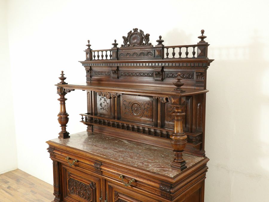 アンティーク家具 キャビネット 64904