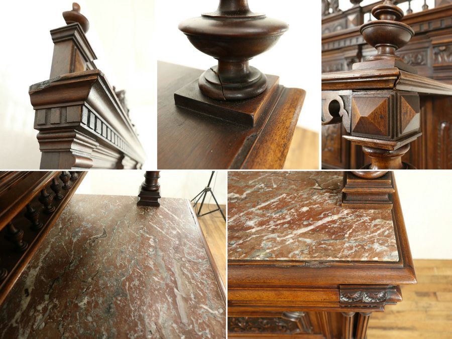 アンティーク家具 キャビネット 64904