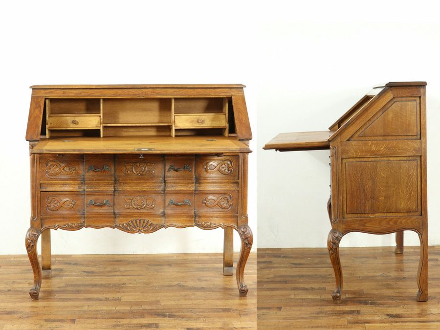 アンティーク家具 ビューロー 64901