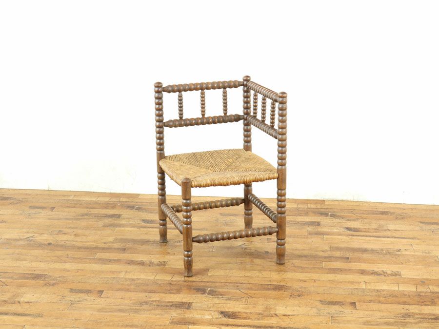 アンティーク家具 コーナーチェア 64825