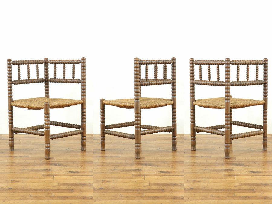 アンティーク家具 コーナーチェア 64825