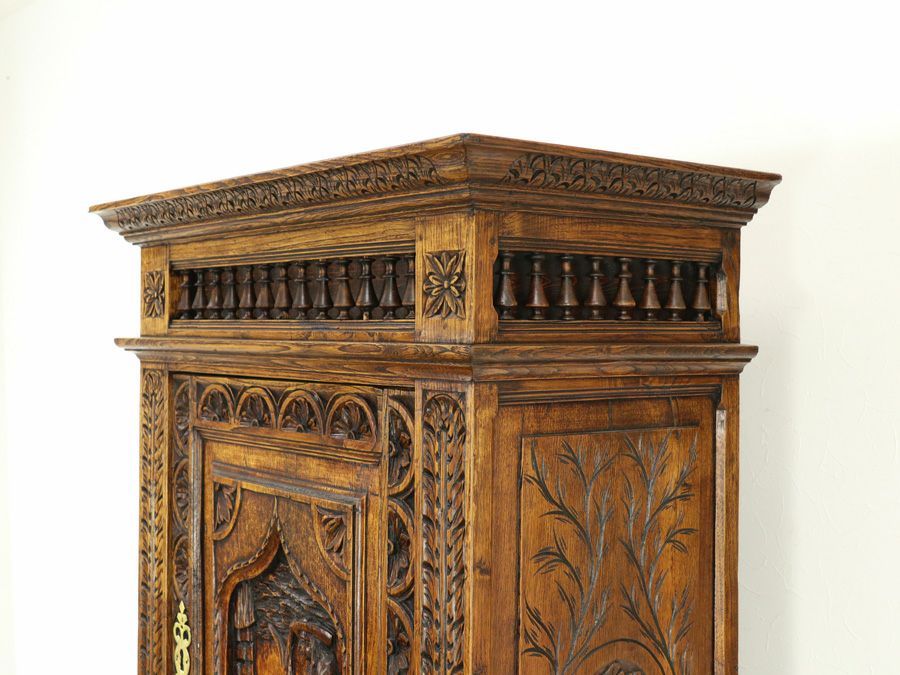 アンティーク家具 キャビネット 64896