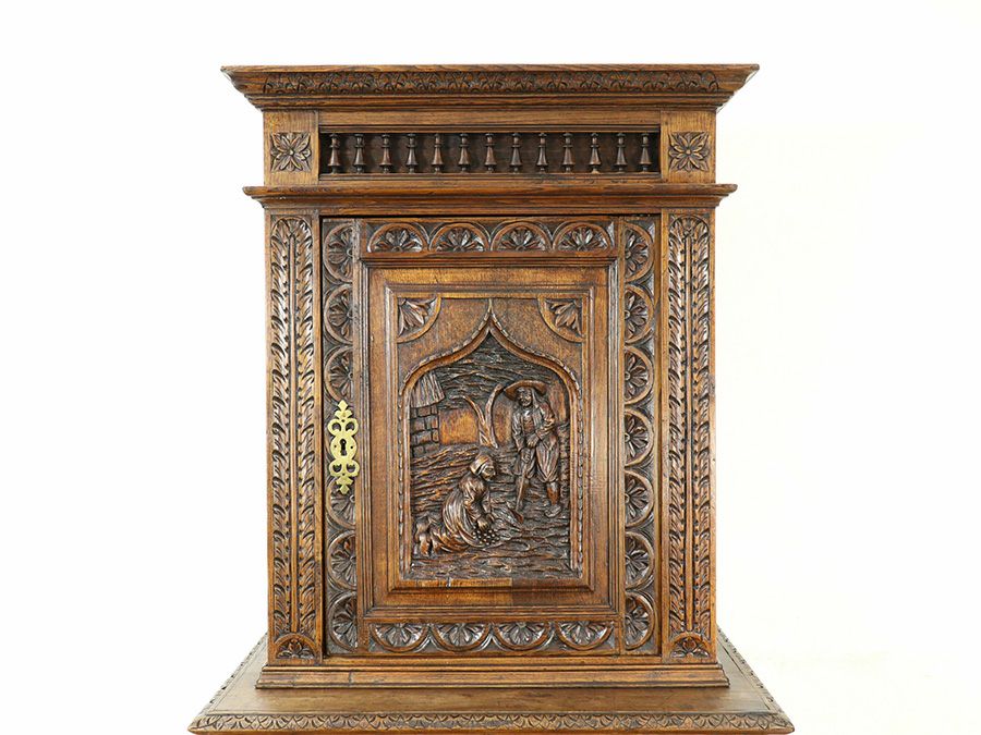 アンティーク家具 キャビネット 64896