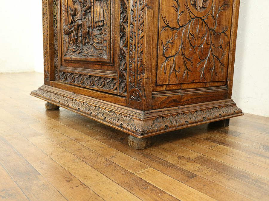 アンティーク家具 キャビネット 64896