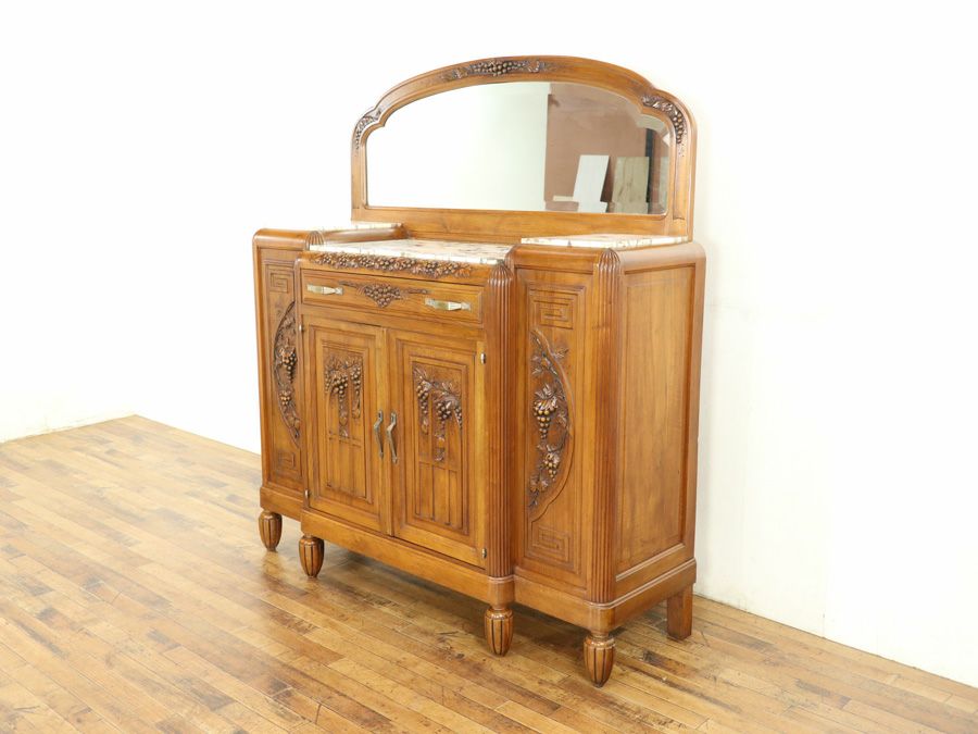 アンティーク アールデコサイドボード 64917
