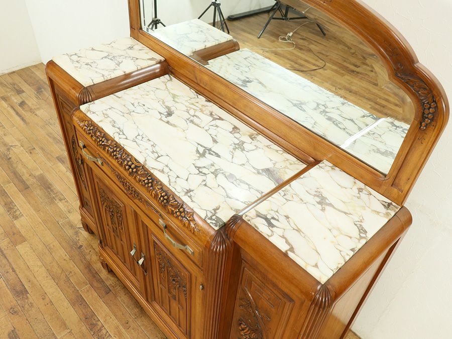 アンティーク アールデコサイドボード 64917