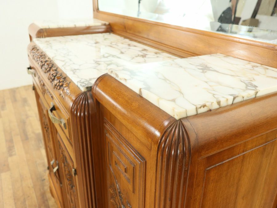 アンティーク アールデコサイドボード 64917