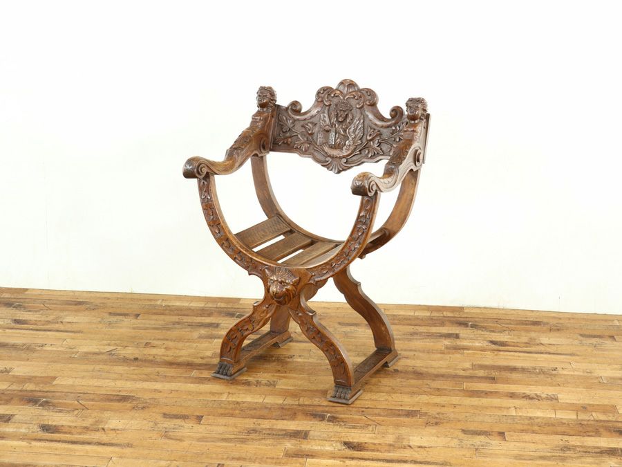 アンティーク家具 サボナローラチェア 64812